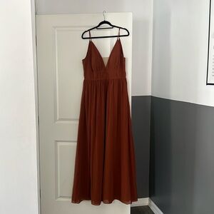 Revelry Rust Bridesmaids Dress